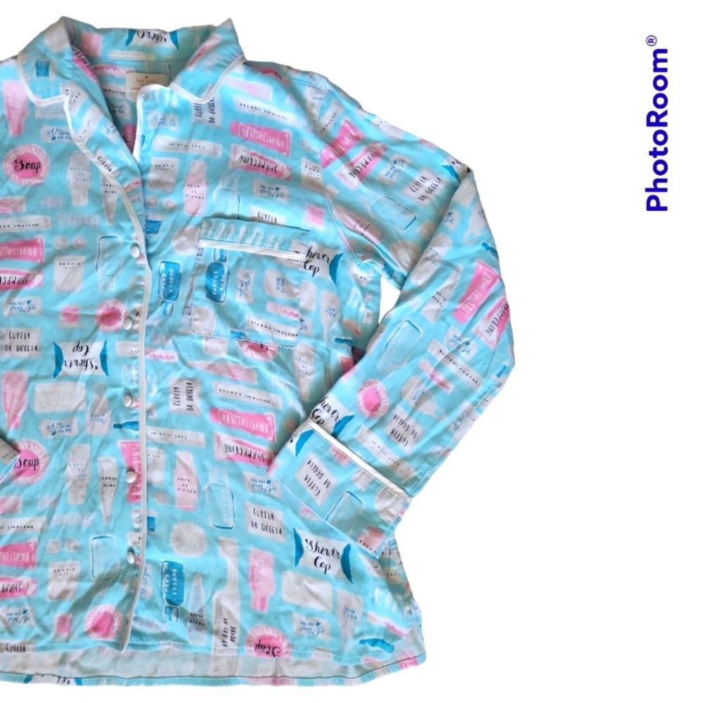KATE SPADE DREAM A LITTLE DREAM PAJAMA TOP - S